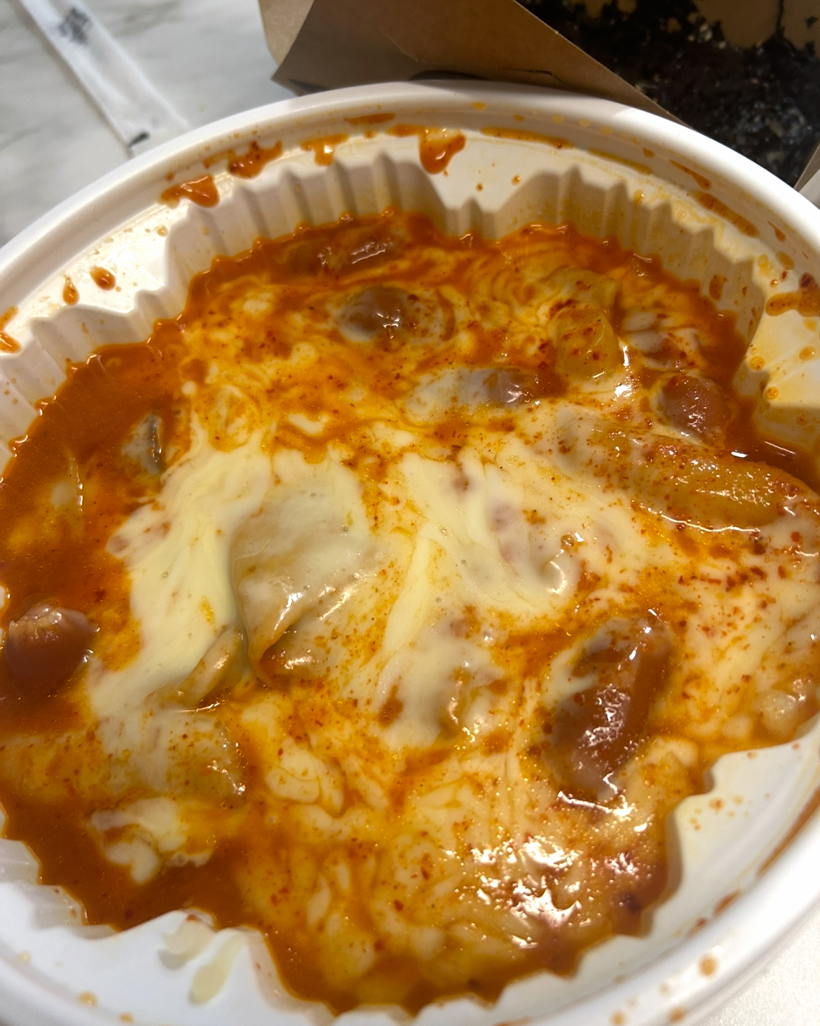 끝나고 집에 와서 하는 엽떡 해장